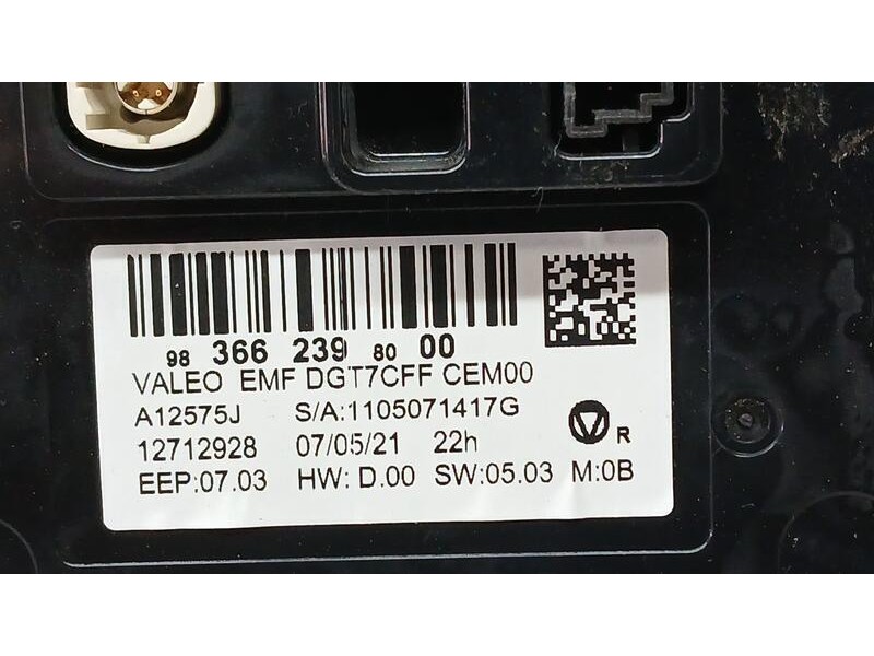 Recambio de sistema navegacion gps para peugeot 208 ii (ub_, up_, uw_, uj_) 1.5 bluehdi 100 referencia OEM IAM 9836623980 VALEO 