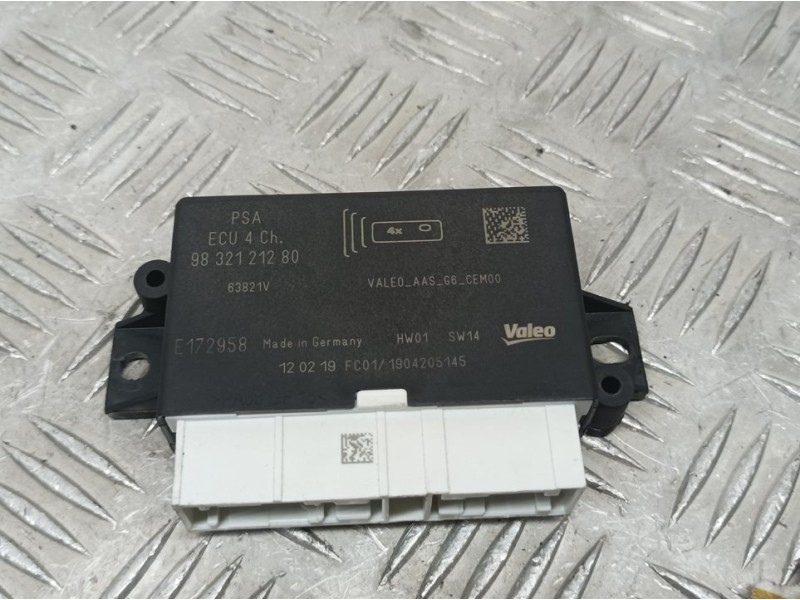 Recambio de modulo electronico para peugeot 508 active referencia OEM IAM 9832121280 E172958 VALEO