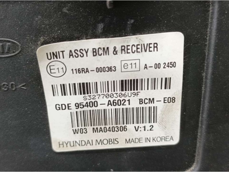 Recambio de modulo electronico para hyundai i30 (gd) classic referencia OEM IAM 95400A6021 116RA000363 MOBIS