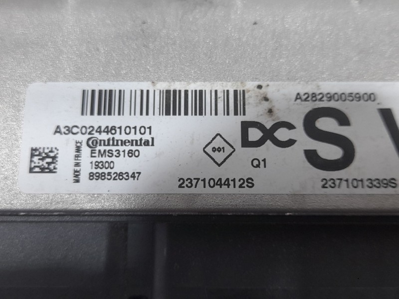 Recambio de centralita motor uce para renault megane iv berlina 5p limited referencia OEM IAM A2829005900 A3C0244610101 CONTINEN