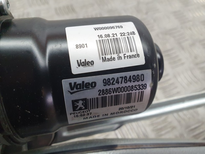 Recambio de motor limpia delantero para peugeot 2008 (p1) active referencia OEM IAM 9824784980 W000096769 VALEO