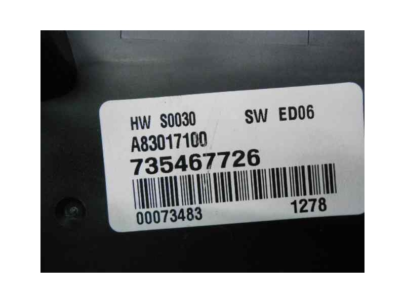 Recambio de mando climatizador para lancia ypsilon (101) 1.3 multijet 16v argento (10.2006) referencia OEM IAM A83017100 7354677