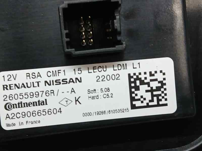 Recambio de centralita faro para nissan towstar acenta referencia OEM IAM 260559976R A2C90665604 LADO IZQUIERDO CONTINENTAL