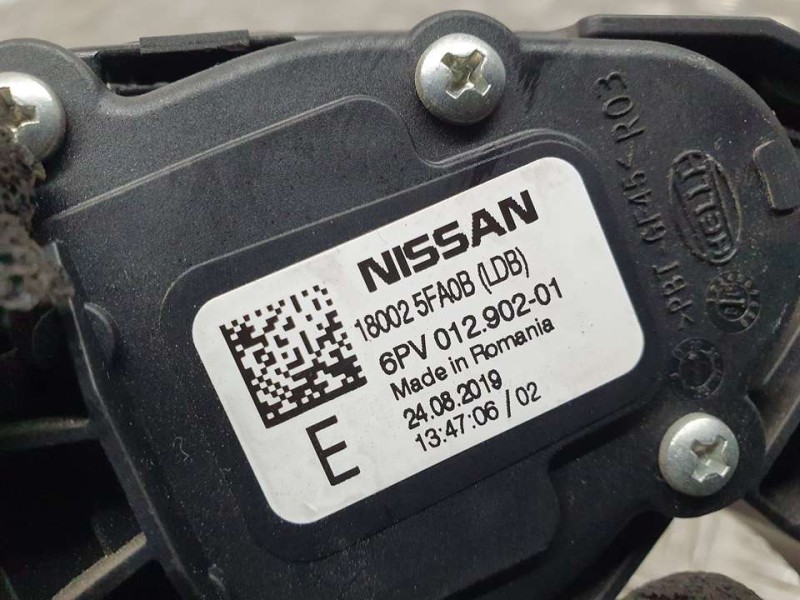 Recambio de potenciometro pedal para nissan micra v (k14) acenta referencia OEM IAM 180025FA0B 6PV01290201 