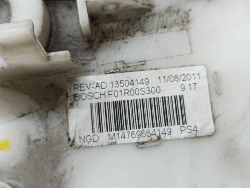 Recambio de aforador para chevrolet cruze hatchback lt referencia OEM IAM 13504149 D01R00S300 BOSCH