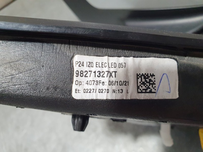 Recambio de retrovisor izquierdo para peugeot 2008 (p1) active referencia OEM IAM 98271327XT  ELECTRICO