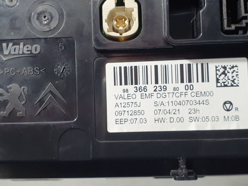 Recambio de sistema navegacion gps para opel corsa f edition referencia OEM IAM 9836623980 A12575J VALEO