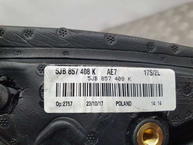 Recambio de retrovisor derecho para seat toledo (kg3) style referencia OEM IAM 5JB857408K  ELECTRICO 6 CABLES