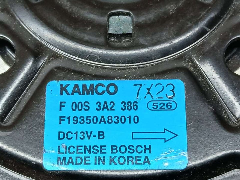 Recambio de electroventilador para mitsubishi asx (ga0w) 1.8 di-d cat referencia OEM IAM 19350A83010 F00S3A2386 KAMCO SOLO MOTOR