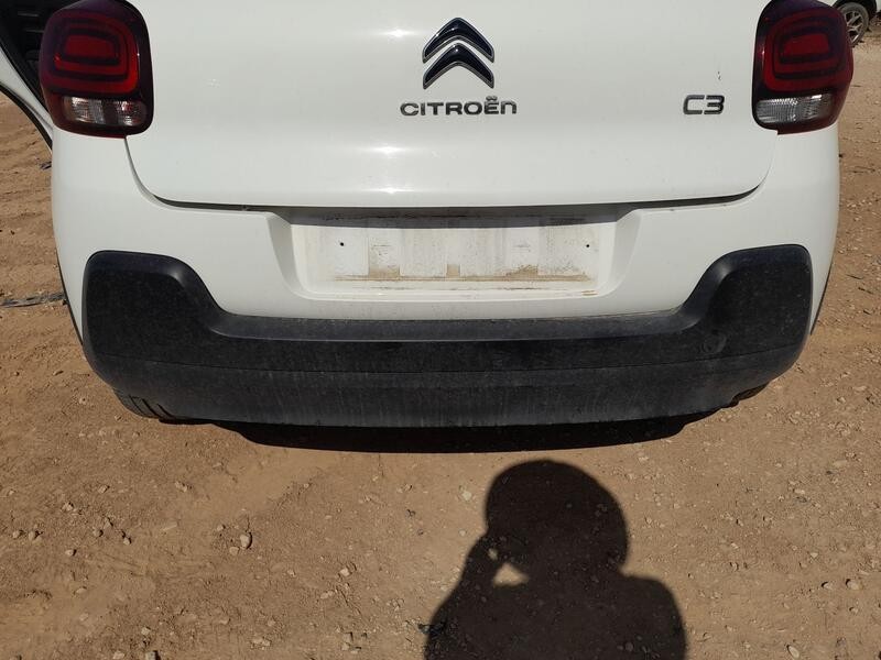 Recambio de paragolpes trasero para citroën c3 iii (sx) 1.2 puretech 82 referencia OEM IAM 1618082980 ROZADO 