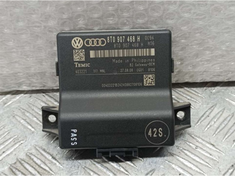 Recambio de modulo electronico para audi a5 coupe (8t) 2.0 tfsi (132kw) referencia OEM IAM 8T0907468H 403221 TEMIC