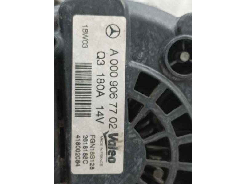 Recambio de alternador para mercedes-benz vito mixto (447) 114/116 cdi, 119 cdi/bt kompakt (447.701) referencia OEM IAM A0009067