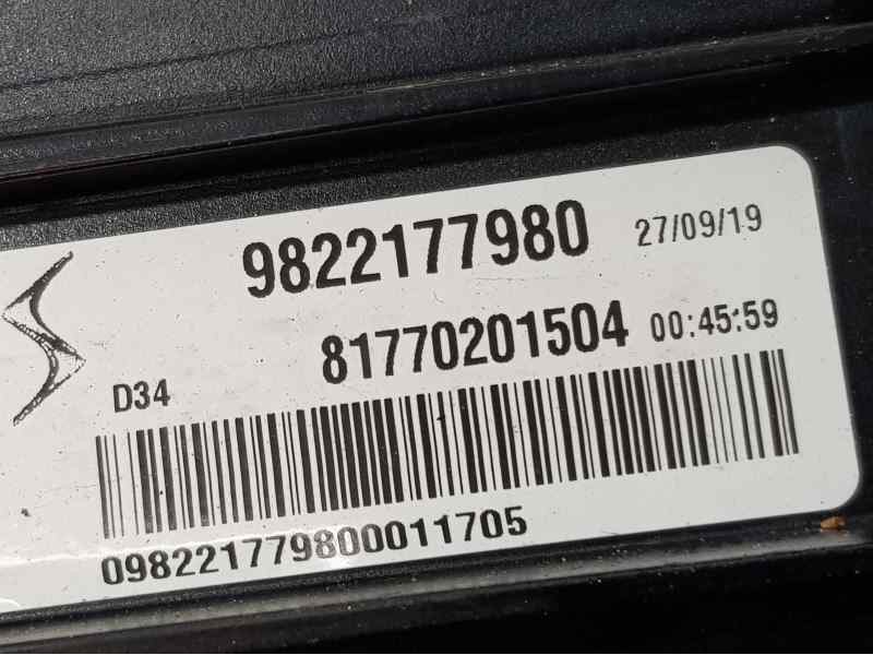 Recambio de piloto trasero derecho para ds 3 crossback performance line referencia OEM IAM 9822177980 81770201504 EXTERIOR