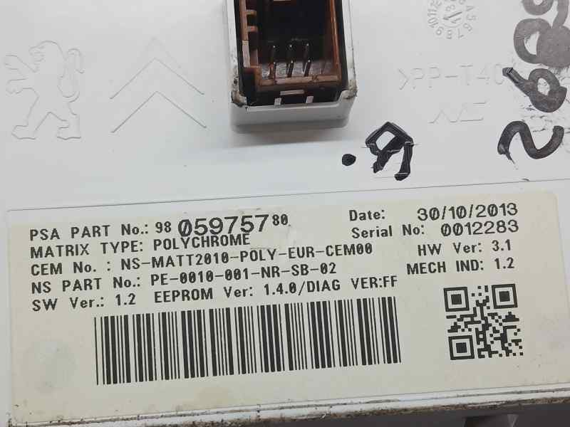 Recambio de cuadro instrumentos para citroën ds4 style referencia OEM IAM 9806659580 A2C91441200 CONTINENTAL