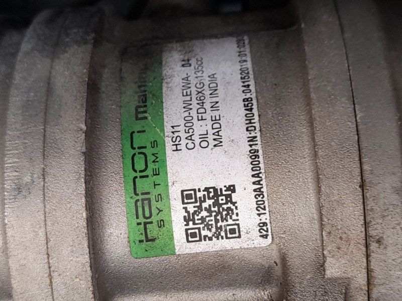 Recambio de compresor aire acondicionado para mahindra kuv 100 nxt 1.2 vvt referencia OEM IAM   