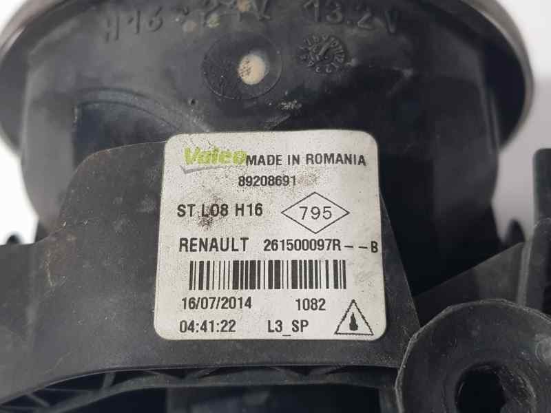 Recambio de faro antiniebla derecho para renault scenic iii dynamique referencia OEM IAM 261500097R 89208691 VALEO