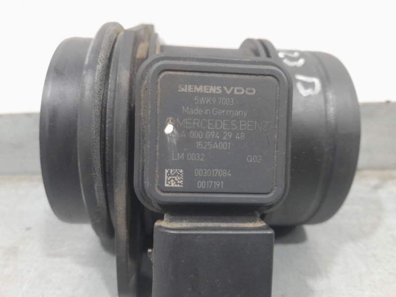 Recambio de caudalimetro para mercedes-benz clase a (w169) a 180 cdi (169.007, 169.307) referencia OEM IAM A0000942948 5KW97003 