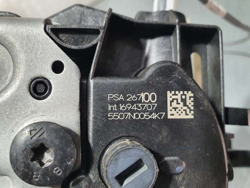 Recambio de cerradura puerta trasera derecha para opel crossland x excellence referencia OEM IAM 16943707 5507N0054K7 6 PINES