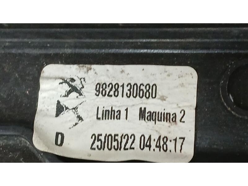 Recambio de elevalunas delantero derecho para peugeot 2008 (p1) e-active referencia OEM IAM 9828130680 ELECTRICO 6 pins 