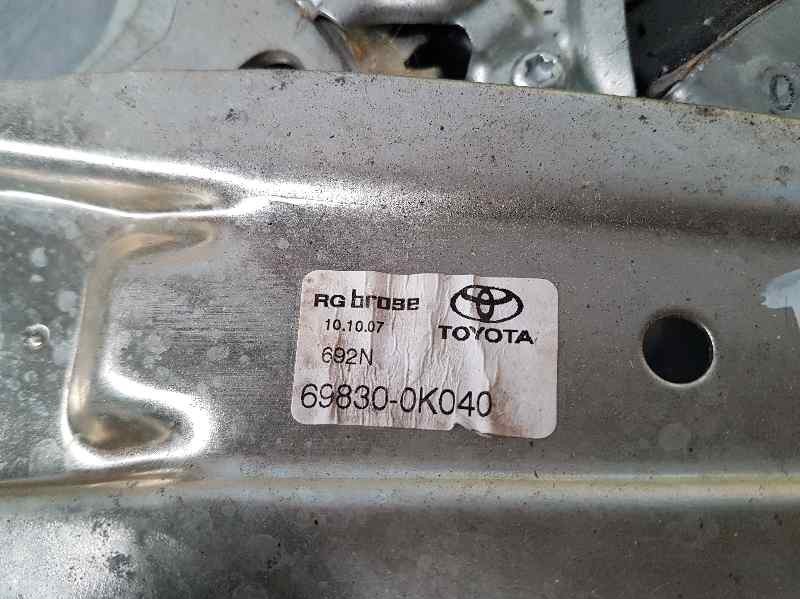 Recambio de elevalunas trasero derecho para toyota hilux (kun) double cab sol 4x4 referencia OEM IAM 857200K020 AE2621003010 ELE