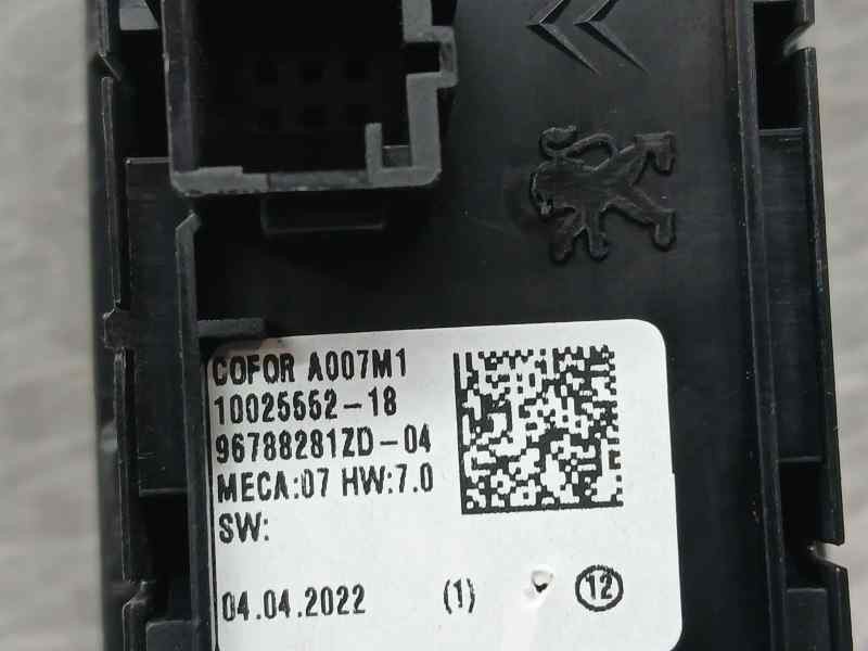 Recambio de mando elevalunas delantero izquierdo para peugeot 2008 (p1) e-active referencia OEM IAM 96788281ZD 10025552 C/ MANDO
