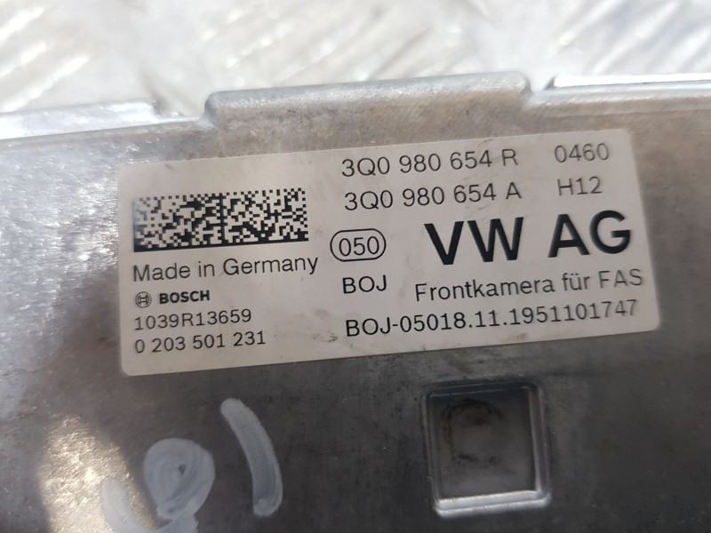 Recambio de camara para skoda kamiq (nw4) 1.0 tsi referencia OEM IAM 3Q0980654R BOSCH 0203501231