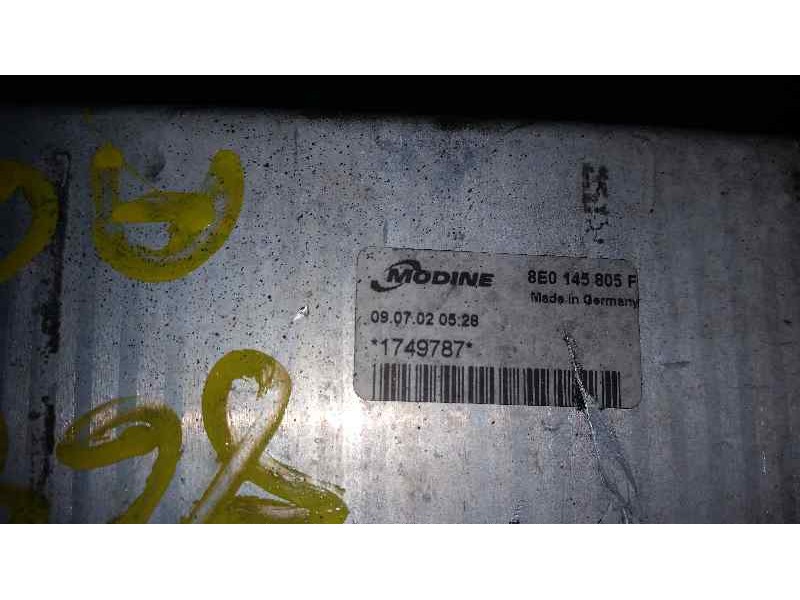 Recambio de intercooler para audi a6 berlina (4b2) 1.9 tdi referencia OEM IAM 1749787 8E0145805 MODINE