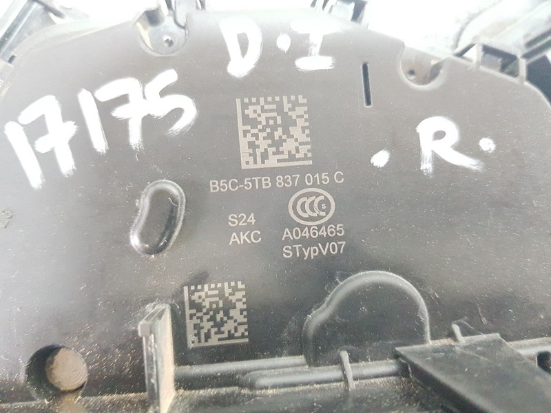 Recambio de cerradura puerta delantera izquierda para skoda kamiq (nw4) 1.0 tsi referencia OEM IAM 5TB837015C 7 PINS 