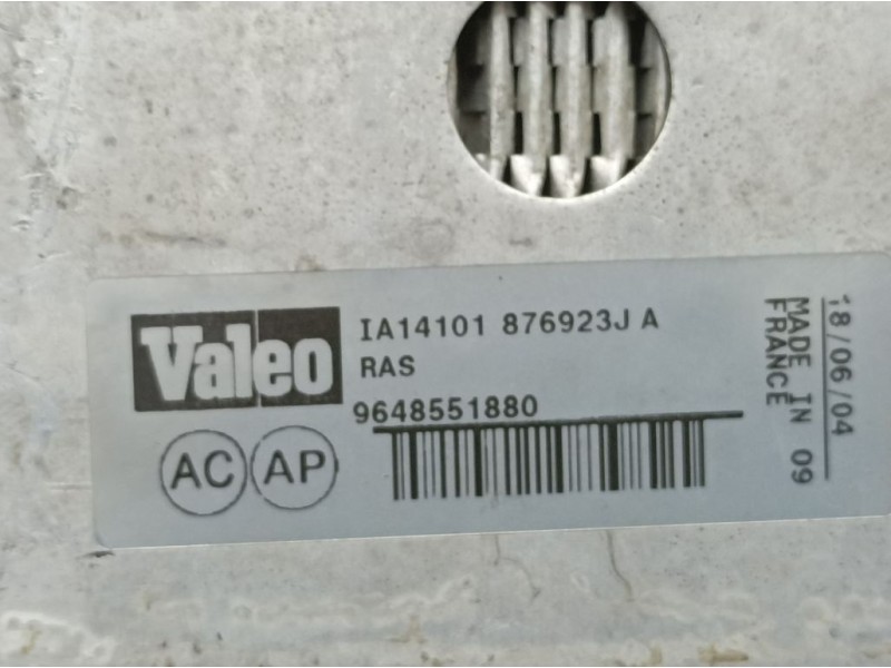 Recambio de intercooler para citroën c4 grand picasso sx referencia OEM IAM 9648551880 876923JA VALEO