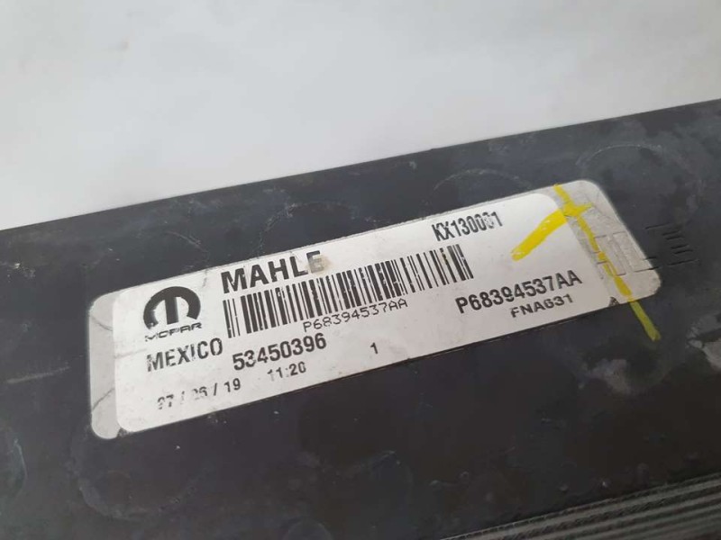 Recambio de intercooler para jeep compass ii limited 4x2 referencia OEM IAM 68394537AA 53450396 MAHLE