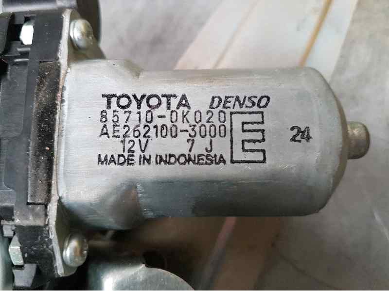 Recambio de elevalunas trasero izquierdo para toyota hilux (kun) double cab sol 4x4 referencia OEM IAM 857100K020 AE2621003000 E