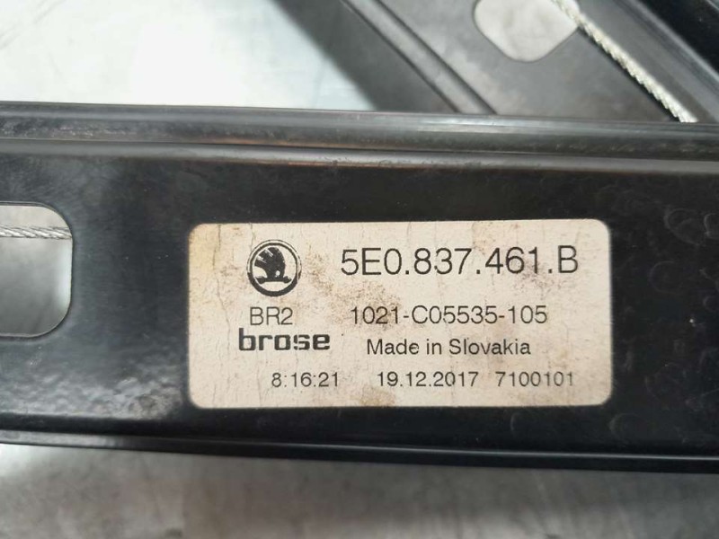 Recambio de elevalunas delantero izquierdo para skoda octavia lim. (5e3) active referencia OEM IAM 5E0837461B  ELECTRICO