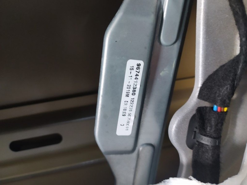 Recambio de elevalunas delantero derecho para citroën c-elysée shine referencia OEM IAM 9674412380 2 PINS ELÉCTRICO