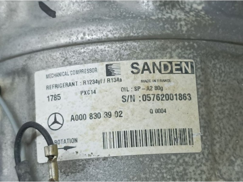 Recambio de compresor aire acondicionado para mercedes-benz vito mixto (447) 114/116 cdi, 119 cdi/bt kompakt (447.701) referenci