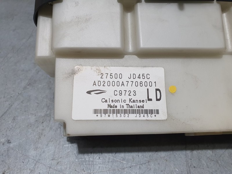 Recambio de mando climatizador para nissan qashqai (j10) acenta referencia OEM IAM 27500JD45C A02000A7706001 