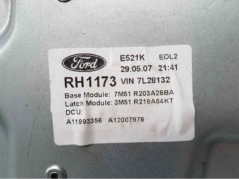Recambio de elevalunas delantero derecho para ford c-max (cb3) ghia referencia OEM IAM RH1173 2 PINS ELECTRICO