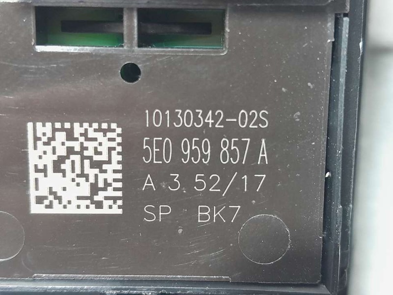 Recambio de mando elevalunas delantero izquierdo para skoda octavia lim. (5e3) active referencia OEM IAM 5E0959857A  