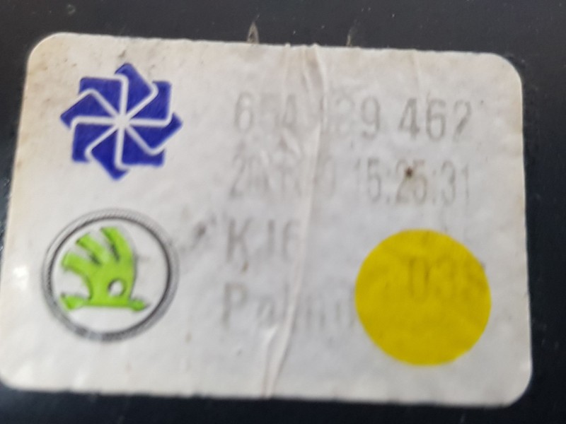 Recambio de elevalunas trasero derecho para skoda kamiq (nw4) 1.0 tsi referencia OEM IAM 654839462 3 PINS 