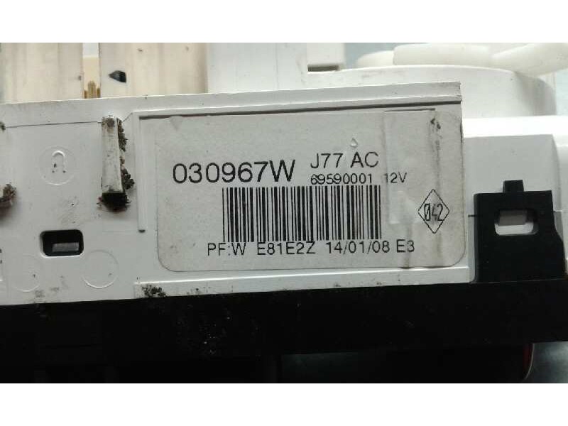 Recambio de mando calefaccion / aire acondicionado para renault clio iii 1.5 dci diesel referencia OEM IAM 69590001 100000235204