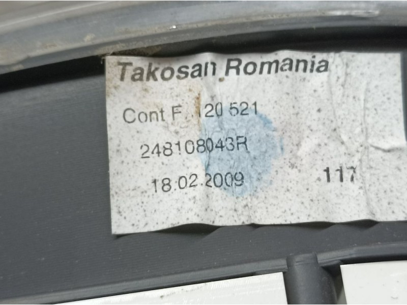 Recambio de cuadro instrumentos para dacia sandero básico referencia OEM IAM 248108043R  TAKOSAN