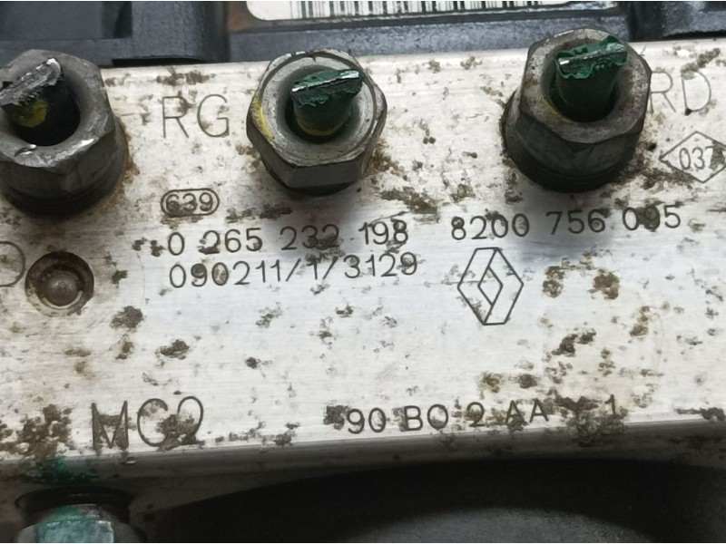 Recambio de abs para dacia sandero básico referencia OEM IAM 8200756095 0265232198 BOSCH