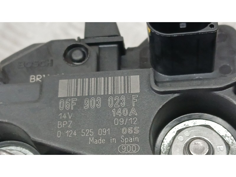 Recambio de alternador para seat ibiza iv (6j5, 6p1) 1.6 tdi referencia OEM IAM 06F903023F BOSCH 0124525091