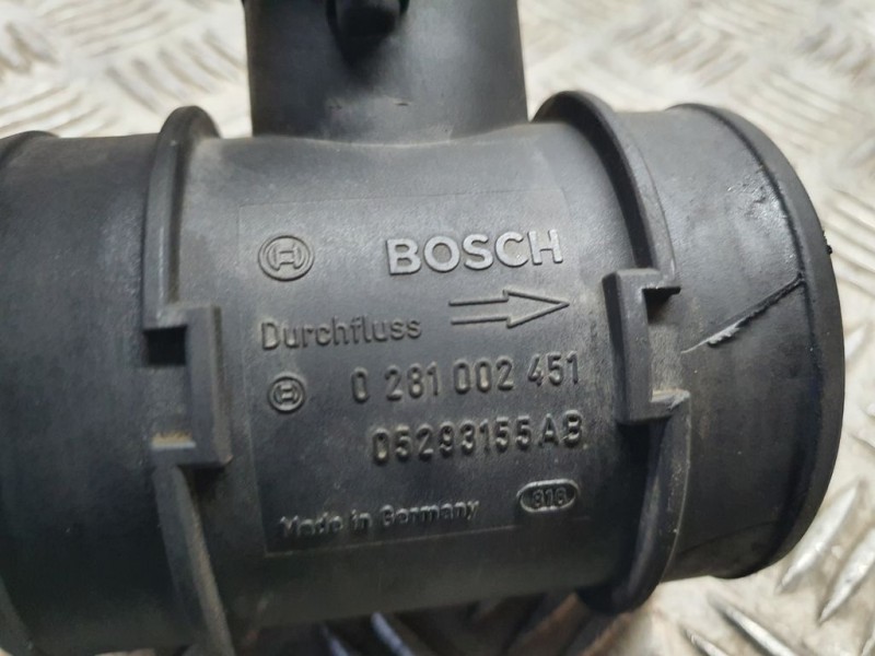 Recambio de caudalimetro para chrysler voyager (rg) 2.8 crd executive referencia OEM IAM 05293155A8 0281002451 