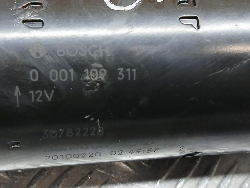 Recambio de motor arranque para volvo xc60 summum awd referencia OEM IAM 30782228 BOSCH 0001109311