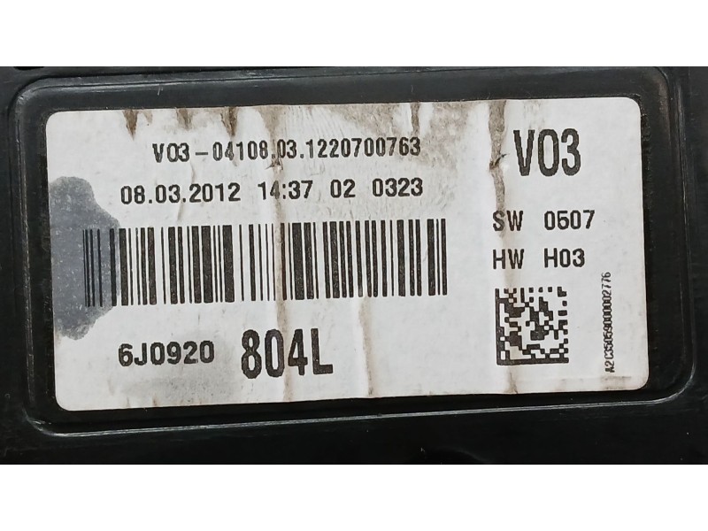 Recambio de cuadro instrumentos para seat ibiza iv (6j5, 6p1) 1.6 tdi referencia OEM IAM 6J0920804LX VDO A2C35059000