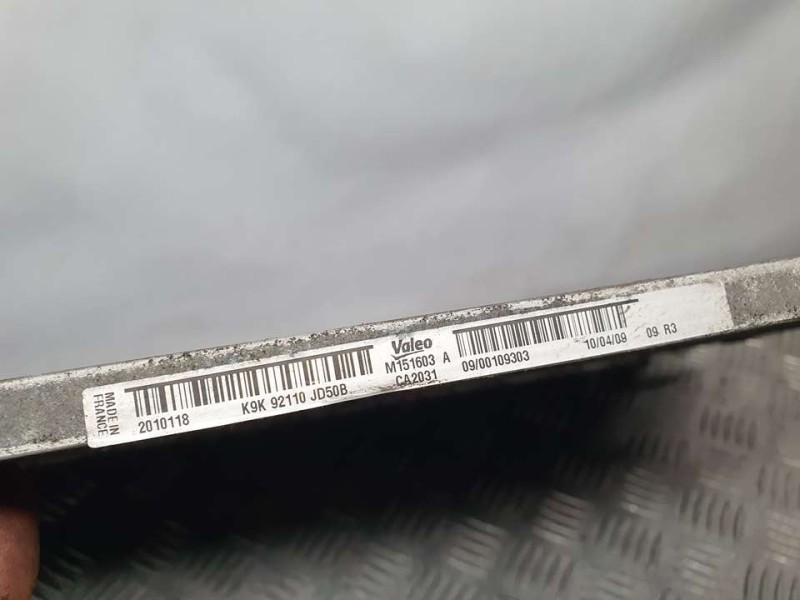 Recambio de condensador / radiador aire acondicionado para nissan qashqai (j10) acenta referencia OEM IAM K9K92110JD50B 995889UA