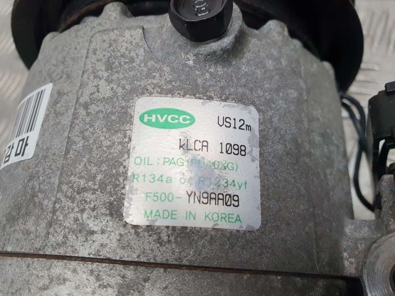 Recambio de compresor aire acondicionado para hyundai ix20 gls style referencia OEM IAM F500YN9AA09 KLCA1098 