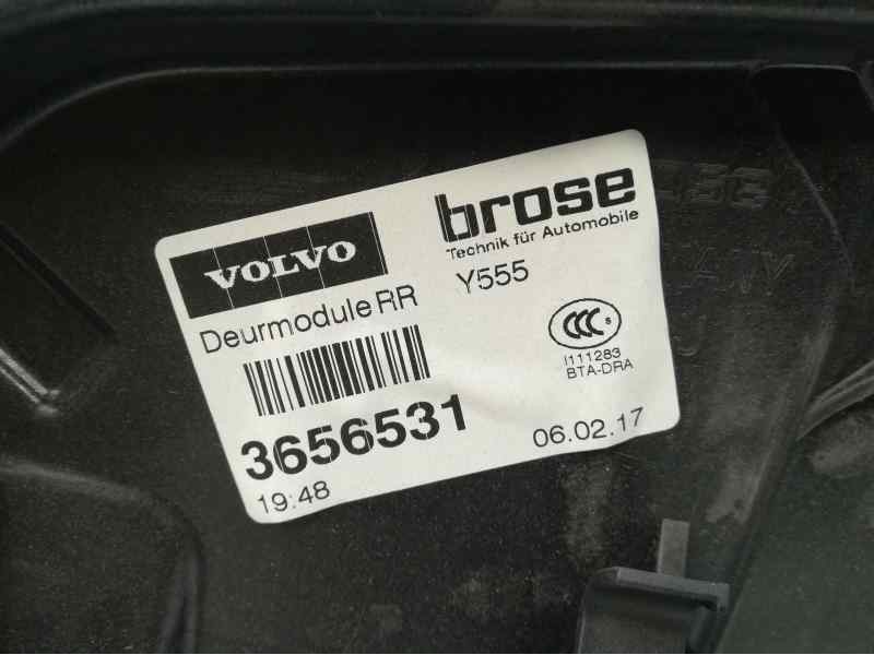 Recambio de elevalunas trasero derecho para volvo v40 inscription referencia OEM IAM 3656531 BROSE, 6 PINS ELECTRICO