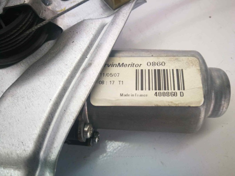 Recambio de elevalunas delantero izquierdo para renault clio iii 1.5 dci diesel referencia OEM IAM 400860D  2 PINS