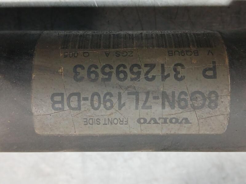 Recambio de transmision central para volvo xc60 summum awd referencia OEM IAM 31259593 TRASERA 8G9N7L190DB